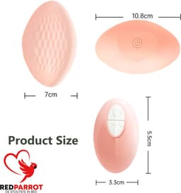 Tepel vibrator pads Platinum | Borst vibrator | Draadloos | BDSM | Onzichtbaar te dragen | USB oplaadbaar | Afstandsbediening | 10 vibratiestanden | Nipple — thumbnail 4