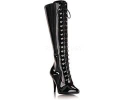 Pleaser - VANITY-2020 Kniehoge laarzen - US 6 - 36 Shoes - Zwart