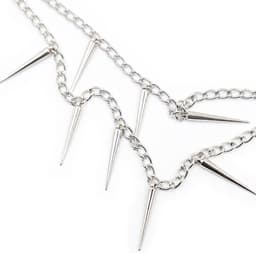 Pinch Tepelklemmen - Nippleclamps punk - Verstelbaar met Ketting - Wit — thumbnail 5