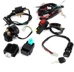 Allecto - Starter Wiring Harness Set - 110cc Dirtbike Onderdelen - Compleet pakket - Geschikt voor Skyteam 125 - Eenvoudige installatie - Duurzaa — thumbnail 1
