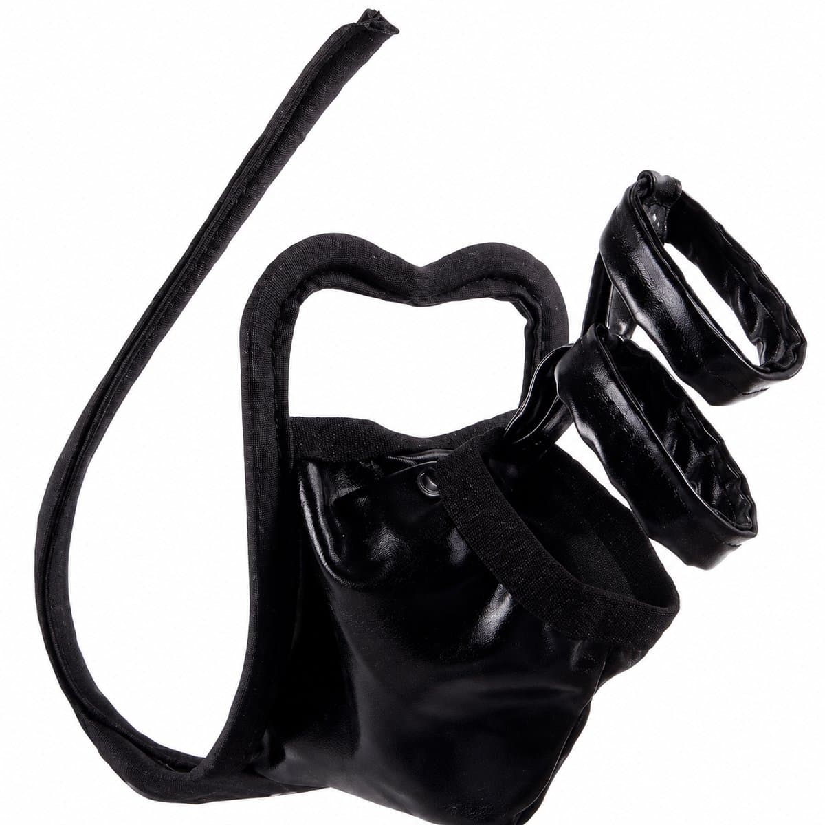Zeloria Heren C-String – Minimalistische String voor Heren – Zwart – One Size — afbeelding 1
