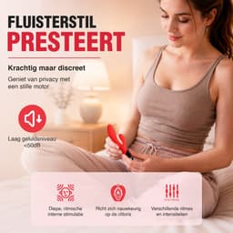 Sther G-Spot Vibrator – Tarzan Vibrators voor Vrouwen – Luxe Clitoris Stimulator – Sex Toys voor Vrouwen – 20.5 cm – Fluisterstil & Oplaadbaar – Paars — thumbnail 5