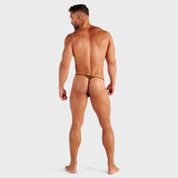 WOH heren microfiber G-string personal allure mesh groen — thumbnail 2