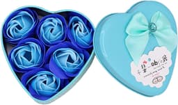 Zeep Bloem Geschenkdoos - Rozenboeket Cadeau - Romantische Sfeer - Handgemaakt Kwaliteit - 3 Bloemen - Roze — thumbnail 1