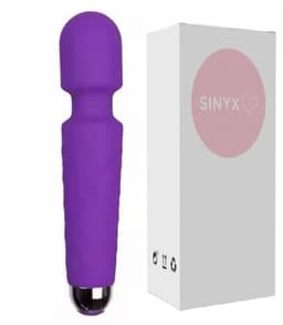 SINYX - Vibrator - Clitoris Stimulator - Vibrators voor Vrouwen - 28 Standen - Massager - Sex Toys voor Vrouwen - Wandvibrator - Magic Wand - Paars — thumbnail 1