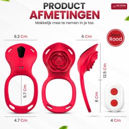 ME'ADAM - Draagbare Clitoris Vibrator voor Koppels - Stil & Discreet - 10 Vibratiestanden - Waterbestendig - Met Afstandsbediening en App - Sex toys voor vrouwen - Satisfyer — thumbnail 3