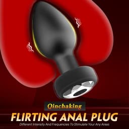 Oneay Vibrerende Anale Plug met Afstandsbediening – Prostaat Massager voor Mannen & Vrouwen – 10 Vibratiestanden – Draadloos Seksspeeltje – Kleine Buttplug voor Beginners – Stil & Waterbestendig – Zwart — thumbnail 6