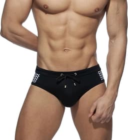 Zwemshorts voor Mannen - Sexy Strakke Zwemslips met Verwijderbare Pad, Sneldrogend voor Strand en Zwembad, Beschikbaar in M, L, XL, 2XL — thumbnail 1