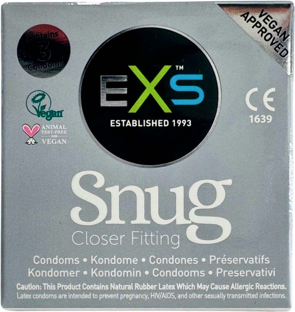 EXS Snug Fit 3 condooms — afbeelding 1