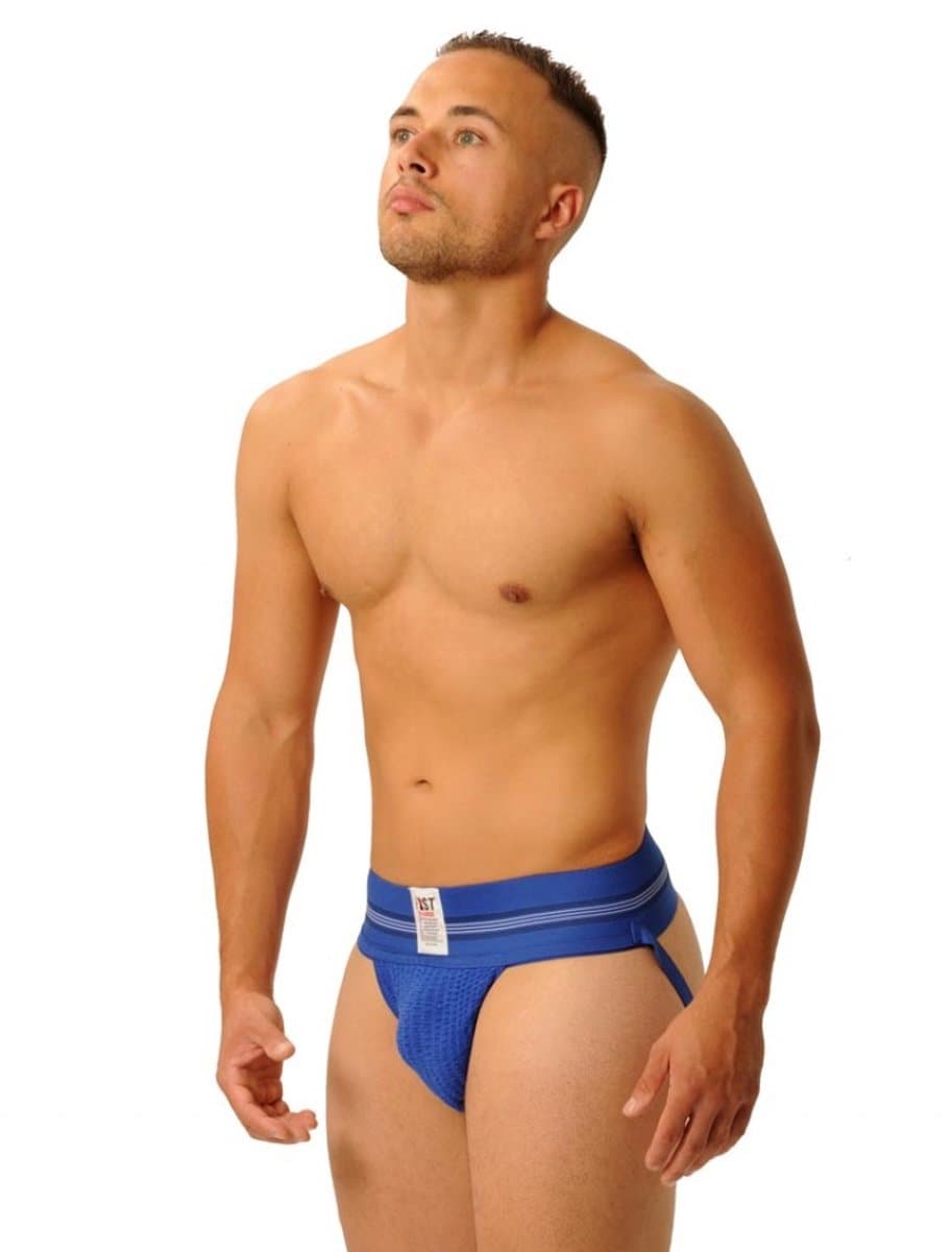 Fist Klassieke Jockstrap Blauw maat XL – Sportieve Stijl en Ongeëvenaard Comfort — afbeelding 1