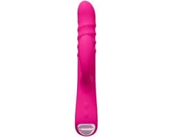 Lovense Velvo Rabbit Vibrator, Bluetooth Control, Free App, Silicone, Pink — thumbnail 5