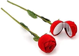 Cadeauset Hartvormig - Romantisch Geschenk - Liefde Tonen - Kunst Rozen - 4 Stuks - Rood — thumbnail 4