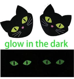 Tepelcover kitty | Versiering - Sexy - Sticker - Glow in the dark — thumbnail 2