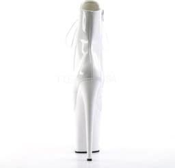 Pleaser - FLAMINGO-1021 Plateau Laarzen, Paaldans schoenen - Paaldans schoenen - 42 Shoes - Wit — thumbnail 5
