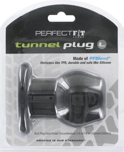 Perfect Fit - Tunnel Plug Large Zwart - Plug — thumbnail 3
