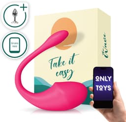 ONLYTOYS® The Wave - Vibrerend Ei met Afstandsbediening - Clitoris Stimulator - G Spot Vibrator Tril Ei met App - Vibrators voor Vrouwen en Koppels - Vibrerende Eieren - Sex Toys — thumbnail 1