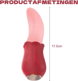 longziming Lick Tong Vibrator - Zuiger en Likkende Stimulator - Sex Toy voor Vrouwen - Stimulator met Likkende Tong - Voor Koppels - Silicone Erotisch Speelgoed — thumbnail 2
