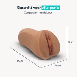 DailyPlay Pocket Pussy Pornstar Mia Nins – Masturbator met Kont en Kunst Vagina voor Man – Sex Toys Mannen en Koppels – Nep Kut — thumbnail 3