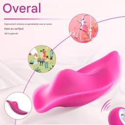 Vitdipy - Vibrator voor Vrouwen - G-spot Stimulator & Clitoris - 12 Vibratie Standen - Afstandsbediening - Sex Toys - Roze — thumbnail 7