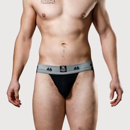 MM Sports Original Edition Swimmer/Jogger Jockstrap 2 inch Multipack 1x Black + 1x White - MAAT XL - Heren Ondergoed - Jockstrap voor Man - Mannen Jock — thumbnail 4