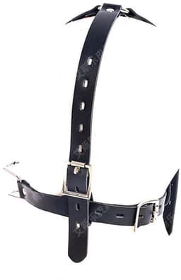 Mond- en neus haken (leer afwerking) - BDSM - extreme - sextoys — thumbnail 2