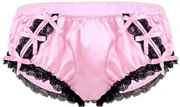 iiniim Herenslips Satijnen Tanga Sissy Slipje Mannen Bikini Slips Lingerie Erotisch Ondergoed Onderbroek M-XL — thumbnail 1
