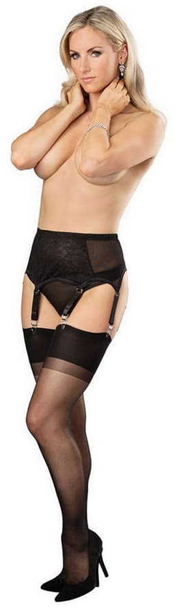 Amorable - Sexy Jarretelset - Zwart S/M — thumbnail 1