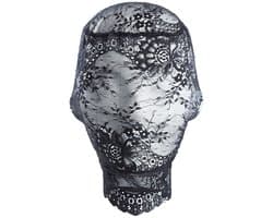 Kiotos - Fancy Lace Hood - Transparant Gezichtsbedekkend Kanten Masker