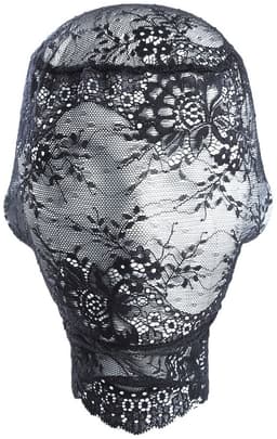 Kiotos - Fancy Lace Hood - Transparant Gezichtsbedekkend Kanten Masker — thumbnail 1