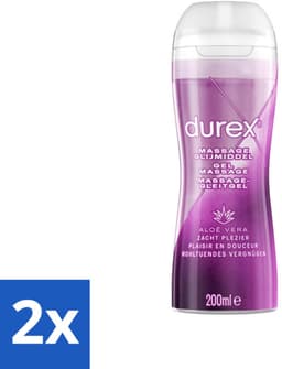 2 x Durex Massage glijmiddel 2 In 1 Aloë Vera 200 ml - Durex Massage Olie - Glijmiddel - Aloë Vera - Intiem Gel - Seksgel — thumbnail 8