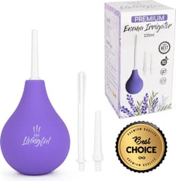 Livingful Premium Enema Irrigator 225ml • Klysma Set • Enema Kit • Anal Shower Irrigator • Voor constipatie •  Hygiënische darmreiniging • Darmreiniging • Optimale darmreiniging • Anale douche • Vaginale douche • Ontgifting • Laxeermiddel•Comfortabel — thumbnail 1