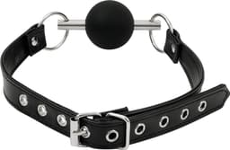 Banoch - Ballgag black Luxe - Siliconen - Zwart - bondage — thumbnail 12