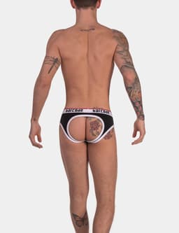 Barcode Berlin Maxime Backless Brief Black - MAAT M - Erotisch Heren Ondergoed - Slip voor Man - Sexy mannen Slip — thumbnail 4