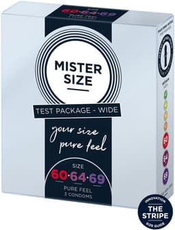Mister Size TEST KIT - Condooms 60, 64, 69 mm - 3 Stuks transparant — thumbnail 6