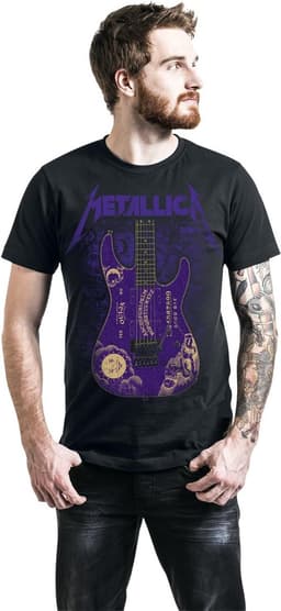 Paars Ouija Band Logo T-Shirt Unisex Katoen — thumbnail 2