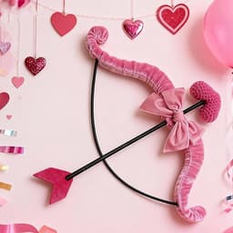 Cupido Boog en Pijlenset Voor Dames Mini Boog en Pijlen Valentijnsdag Accessoire Kostuum Rollenspel Feestdecoratie Romantisch Cadeau Fotoshoot Accessoires — thumbnail 3