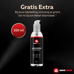 Quick Relief Opbergzakje - Opbergzak voor Vibrator, Dildo of Masturbator + Gratis 150ml Glijmiddel Waterbasis - Erotisch Opbergzakje - Mannen & Vrouwen — thumbnail 3