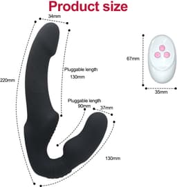 Strap U - Urge Strapless Strap-On Vibrator - Roze - Vrouw - Speeltjes - Moederdag - Strapon - voorbinddildo - Dildo - Vibrator - Penis - Buttplug - Sexy - Tril ei - Erotische - Man - Dames — thumbnail 3
