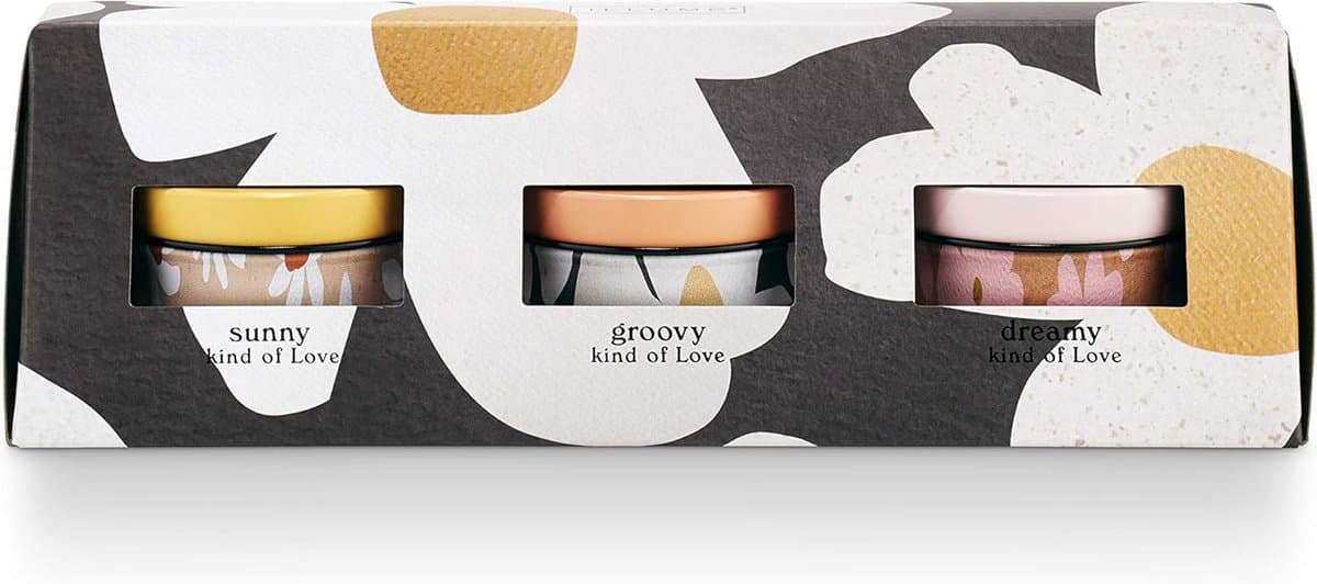Geschenkset Geurkaarsen Liefde Driehoek - Perfect Cadeau voor Valentijnsdag of Jubileum — afbeelding 1
