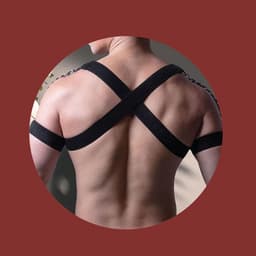 Verstelbare Heren Lichaamsbeugel met Metaal Ketting voor Cosplay en Feestjes — thumbnail 4