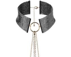 Bijoux Indiscrets - DÃ©sir MÃ©tallique Collar Zwart - Sekstuigje