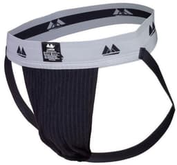 MM Sports Original Edition Swimmer/Jogger Jockstrap 2 inch Black - MAAT M - Heren Ondergoed - Jockstrap voor Man - Mannen Jock — thumbnail 9