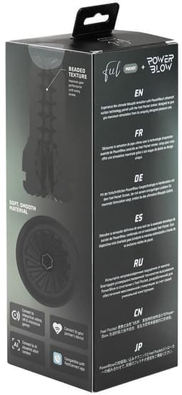 Kiiroo PowerBlow & Feel Pocket Stroker Bundel - Automatische Zuigkracht Masturbator - Interactief - App Bestuurbaar — thumbnail 10