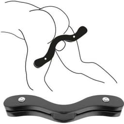 Ballen Crusher - Hout - Zwart - BDSM - Heren - Scrotum — thumbnail 1