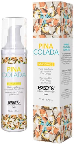 Verwarmende Massage Olie Met Smaak - Pina Colada — thumbnail 9