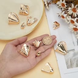 Teenbescherming voor Hoge Hakken - Lichtgouden Metalen Schoenbeschermers - 10 Stuks in 5 Stijlen — thumbnail 5