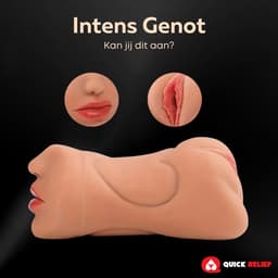 Quick Relief Selena™ - Masturbator - Pocket Pussy - 3 in 1 - Blowjob Simulator - Seks Toys voor Mannen - Kunstvagina - voor Heren - Sex Speeltje - Seks - Stroker — thumbnail 8