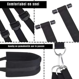 SVN® Sex Schommel - Sex Stoel - Bondage - Zwart - 35cm x 21cm x 9cm — thumbnail 8
