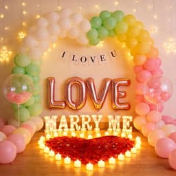 Huwelijksaanzoek Decoratie - Romantische Set - Speciale Gelegenheid - 2031 Delige Set - Grote Verpakking - I Love U — thumbnail 4