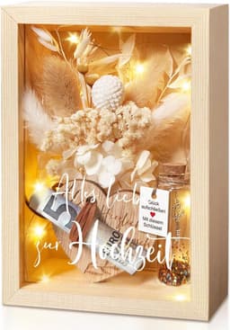 Romantische Huwelijksgeschenken voor Bruidspaar met Eeuwige Bloemen en Persoonlijke Touch — thumbnail 1